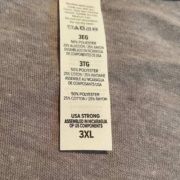 T-Shirt. Gray With A Trailer Trash Print. Short Sleeve. NWOT - Picture 7 of 7